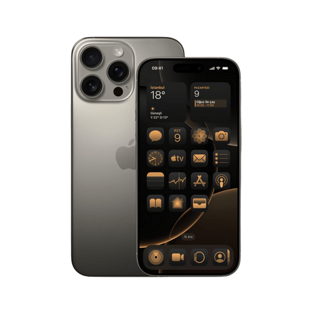 iPhone 16 pro max gri titanyum Replika android model 